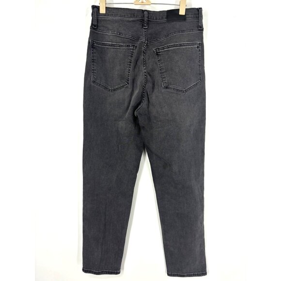 Madewell The Momjean in Dunstable Wash Black 28 - Picture 5 of 5